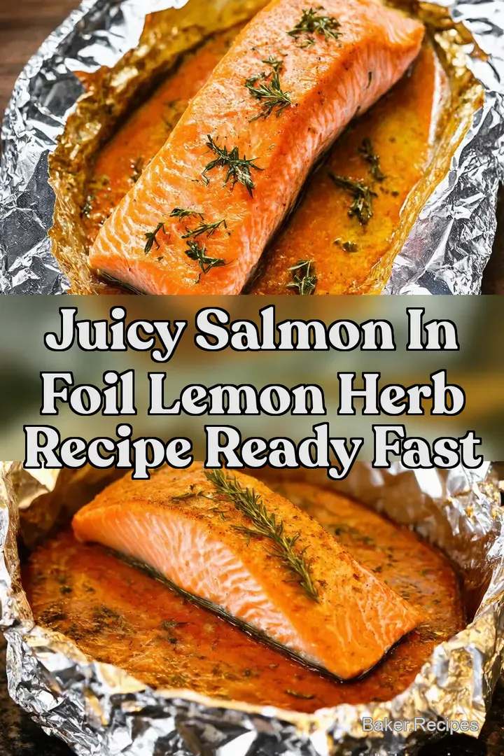 Juicy Salmon in Foil Lemon Herb Recipe Ready Fast