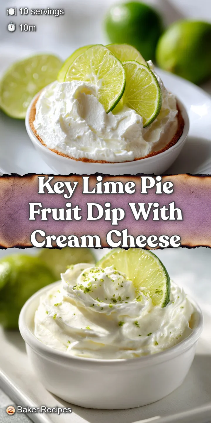 Close-up of luscious key lime pie dip with a velvety smooth texture, hinting at tangy sweetness. Ready to be scooped up!