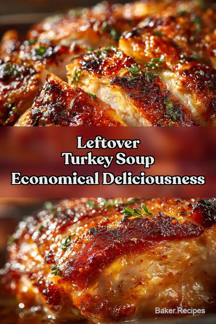 Leftover Turkey Soup Economical Deliciousness