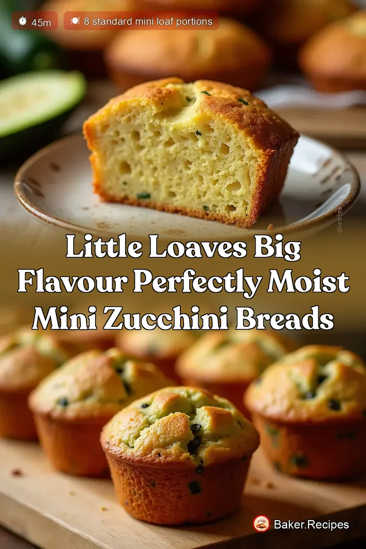Little Loaves Big Flavour Perfectly Moist Mini Zucchini Breads