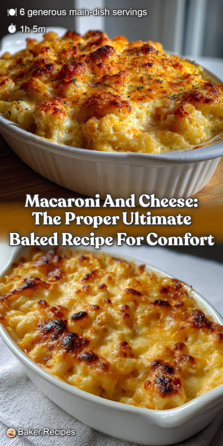 Macaroni and Cheese: The Proper Ultimate Baked Recipe for Comfort