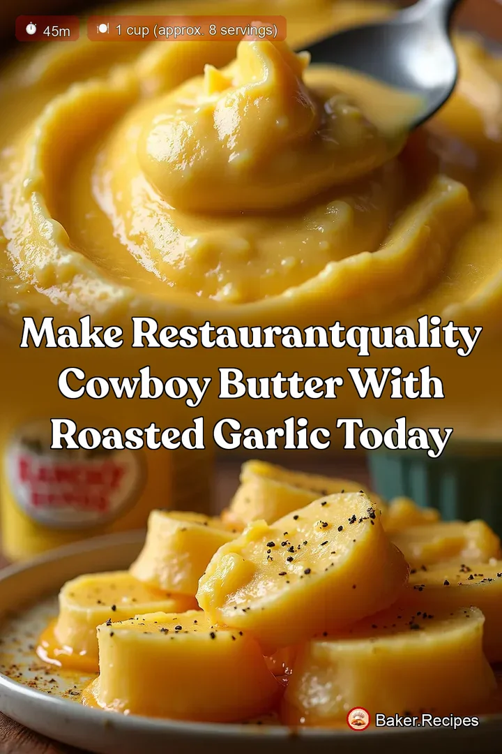 Make RestaurantQuality Cowboy Butter with Roasted Garlic Today