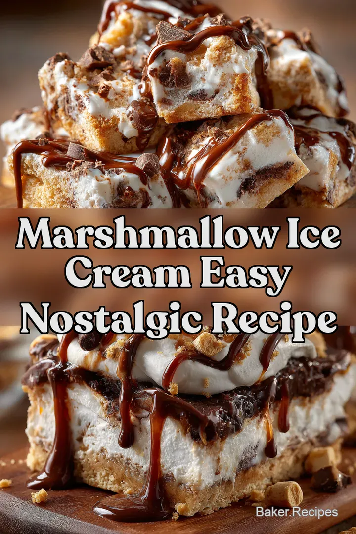 Marshmallow Ice Cream Easy Nostalgic Recipe