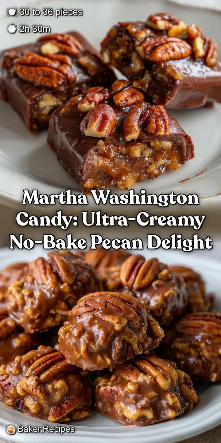Martha Washington Candy: Ultra-Creamy No-Bake Pecan Delight