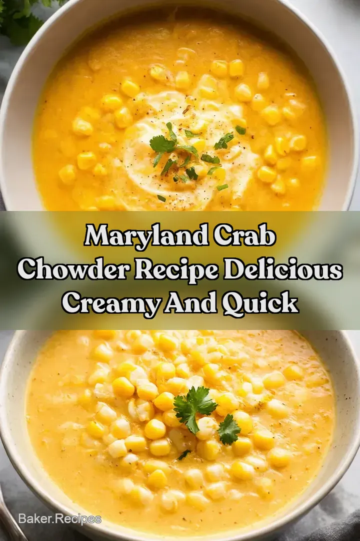 Maryland Crab Chowder Recipe Delicious Creamy and Quick