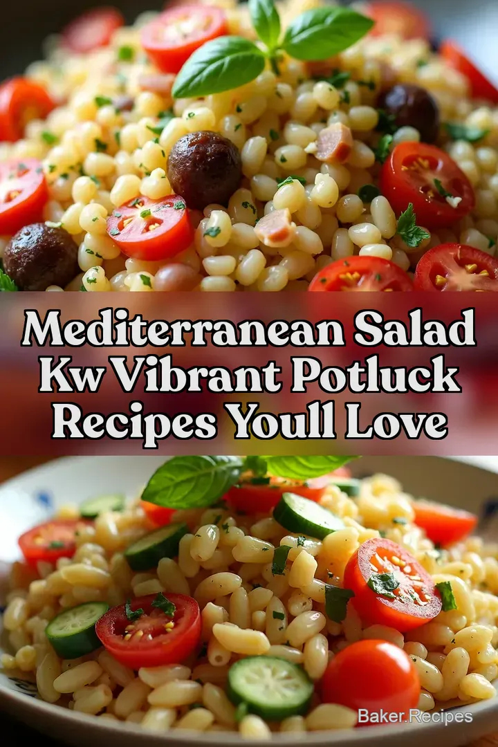 Mediterranean Salad kw Vibrant Potluck Recipes Youll Love