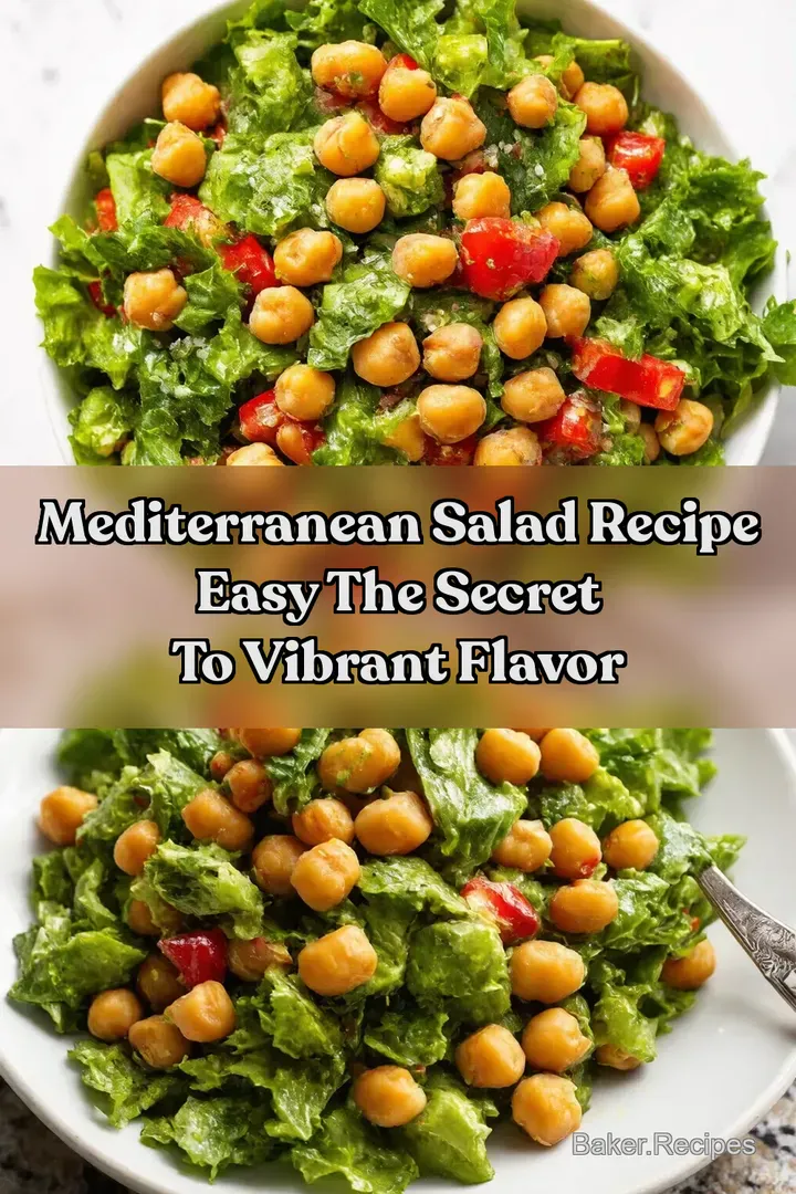 Mediterranean Salad Recipe Easy The Secret to Vibrant Flavor