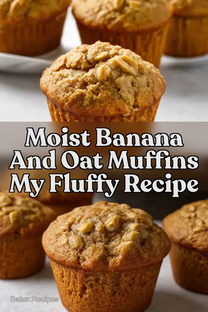 Moist Banana And Oat Muffins My Fluffy Recipe