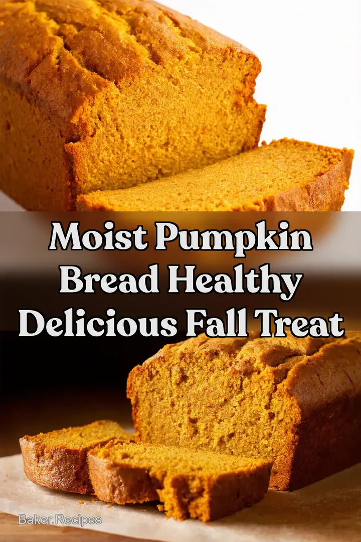 Moist Pumpkin Bread Healthy Delicious Fall Treat