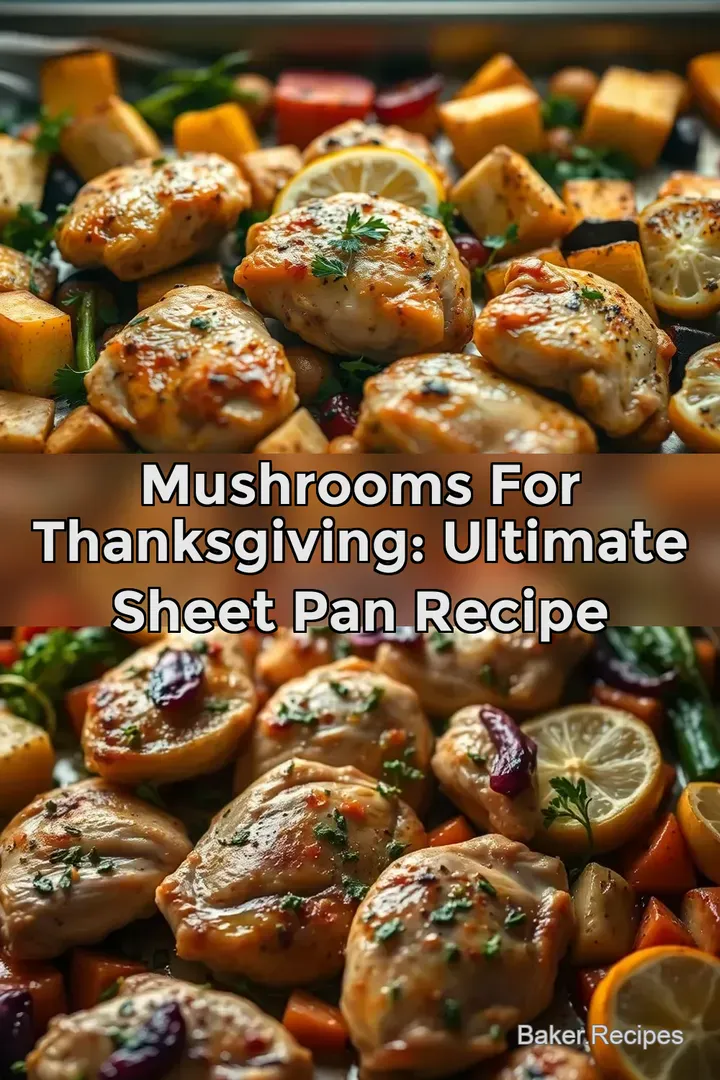 Mushrooms For Thanksgiving: Ultimate Sheet Pan Recipe
