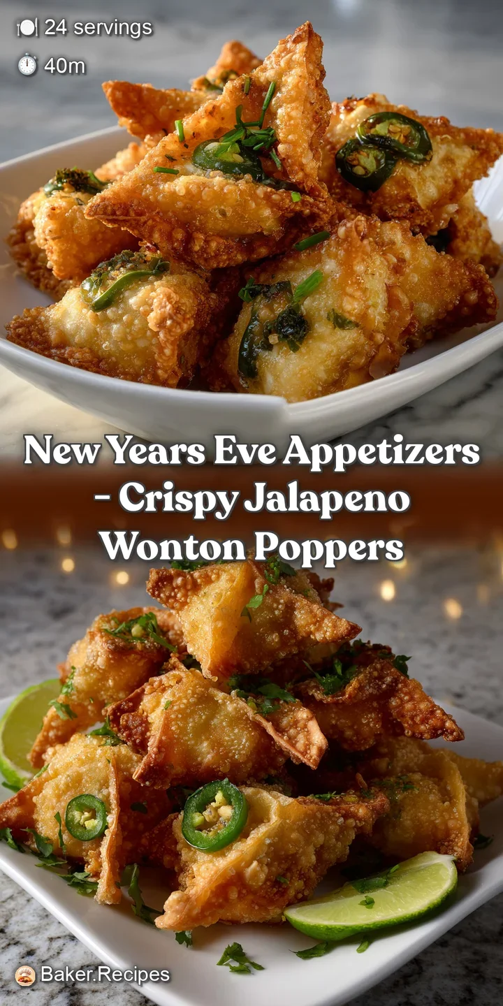 Close-up view of a crispy wonton popper revealing a vibrant green jalapeno filling, with a tantalizing sheen, promising a ...