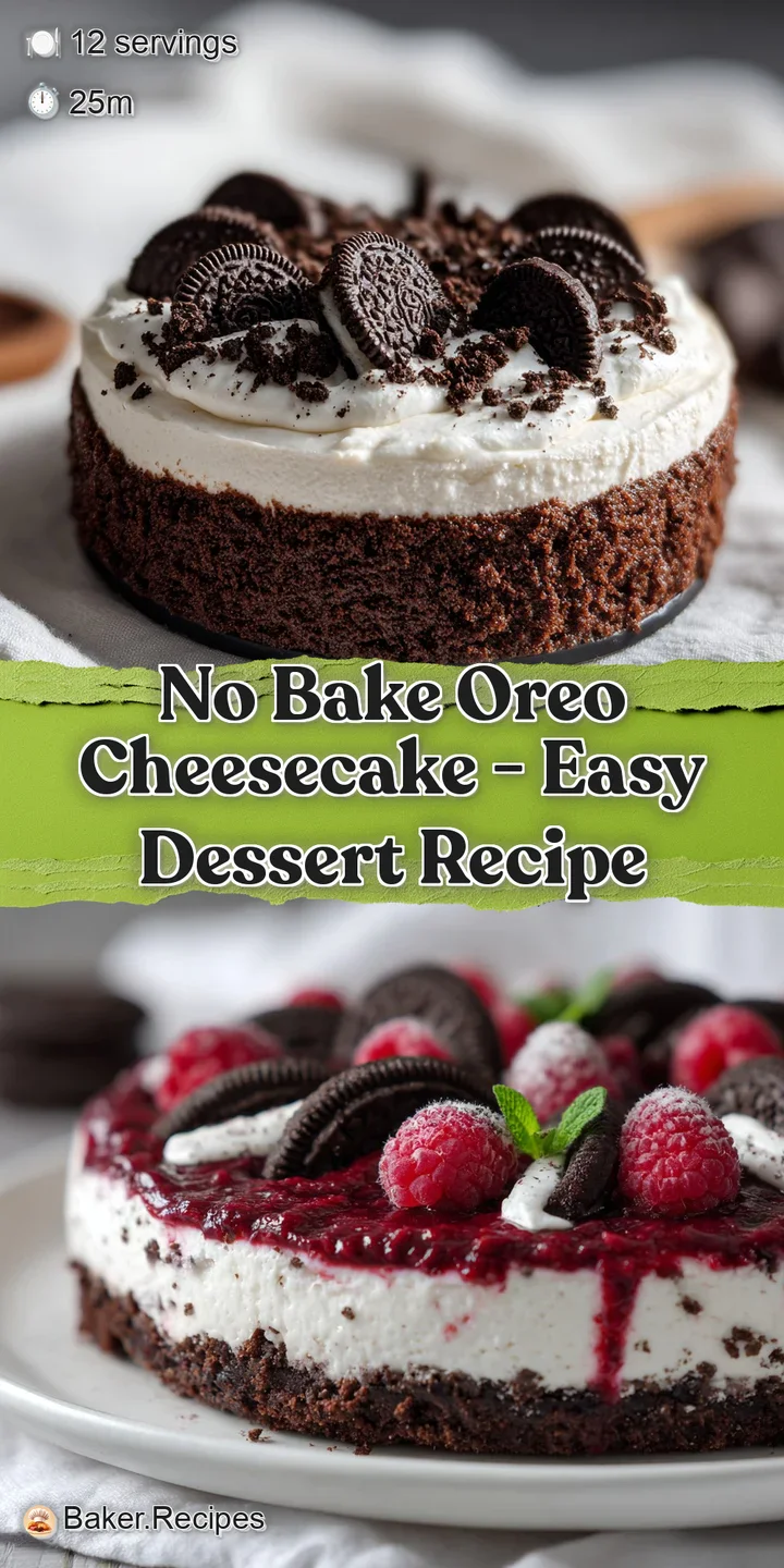 Cracked Oreo cookie pieces generously scattered across smooth, cool white cheesecake filling.