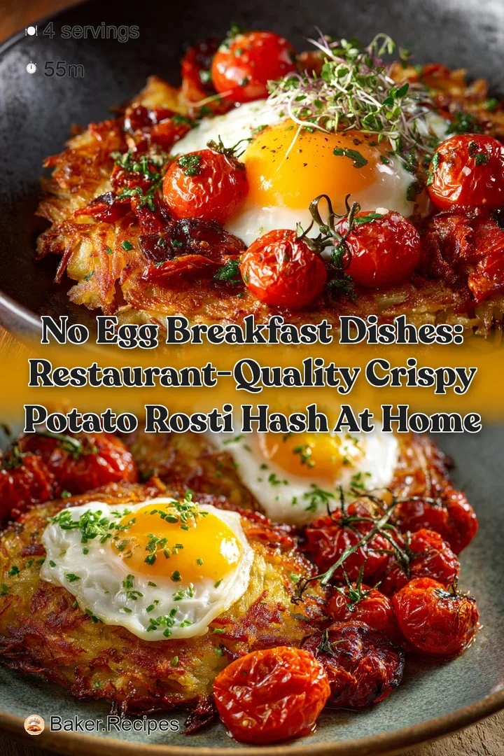 No Egg Breakfast Dishes: Restaurant-Quality Crispy Potato Rosti Hash at Home