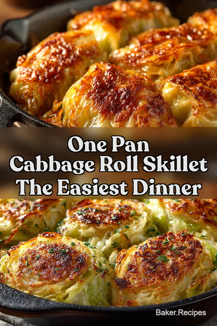 One Pan Cabbage Roll Skillet The Easiest Dinner