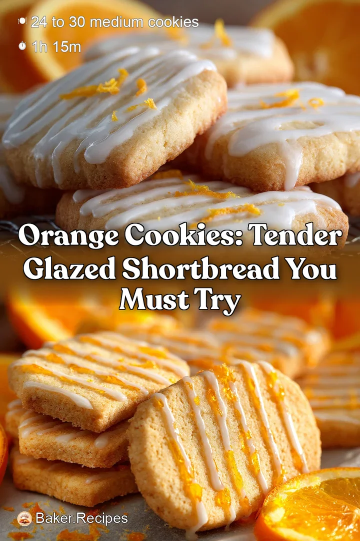 Orange Cookies: Tender Glazed Shortbread You Must Try