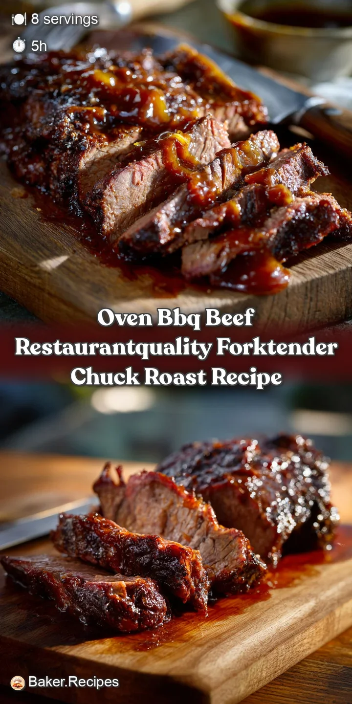 Oven BBQ Beef RestaurantQuality ForkTender Chuck Roast Recipe