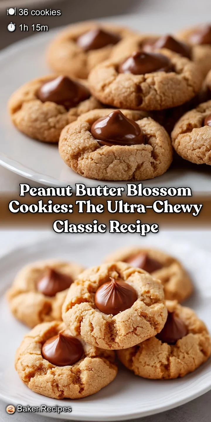 Peanut Butter Blossom Cookies: The Ultra-Chewy Classic Recipe