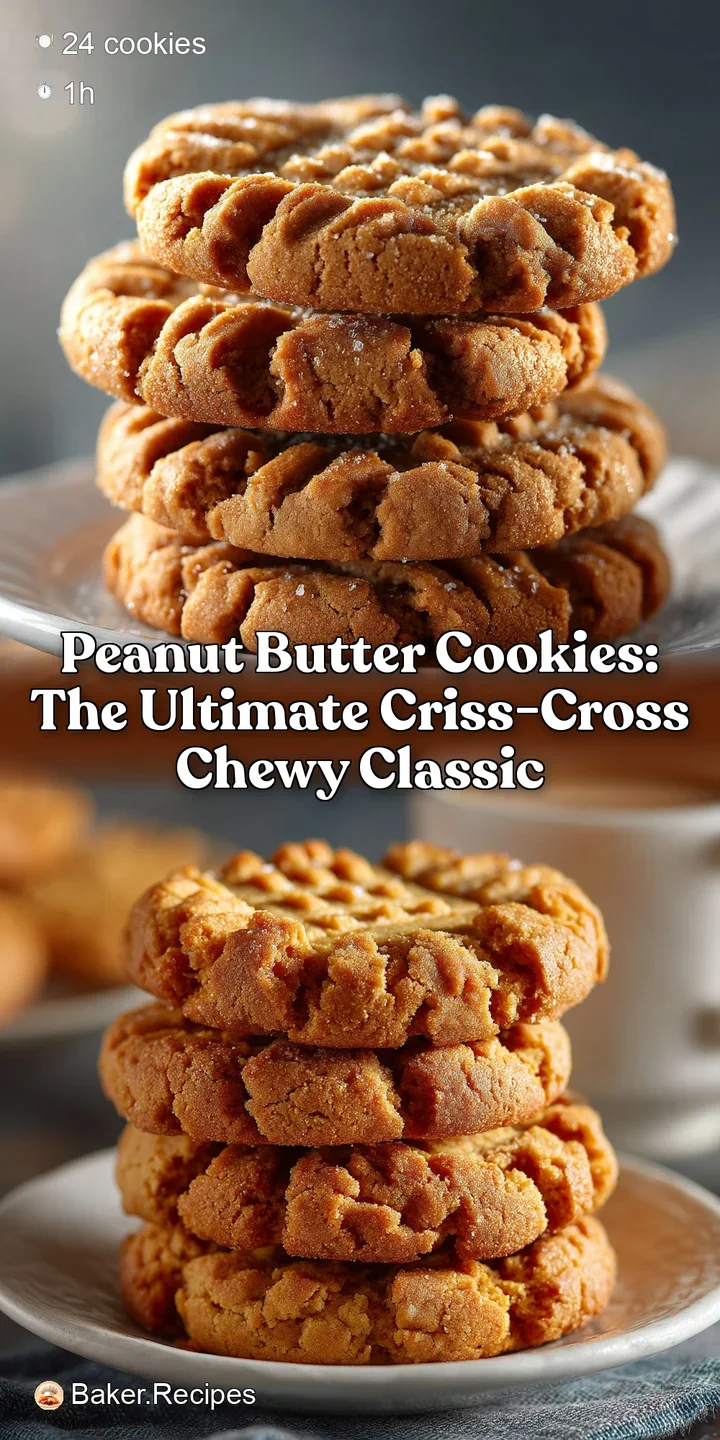 Peanut Butter Cookies: The Ultimate Criss-Cross Chewy Classic