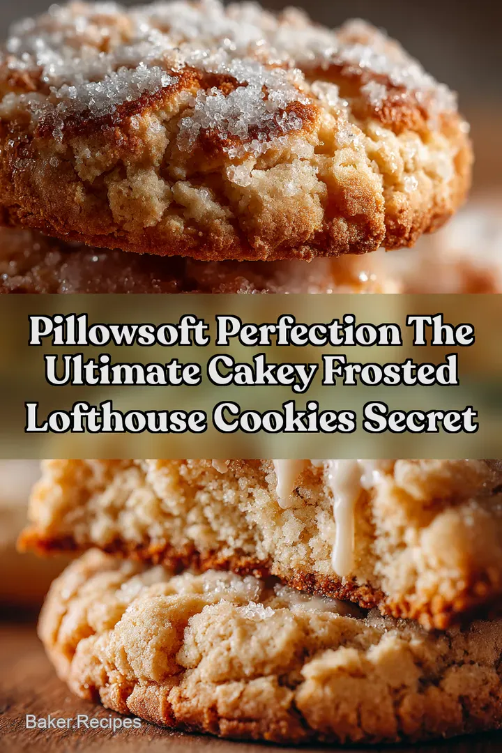 PillowSoft Perfection The Ultimate Cakey Frosted Lofthouse Cookies Secret
