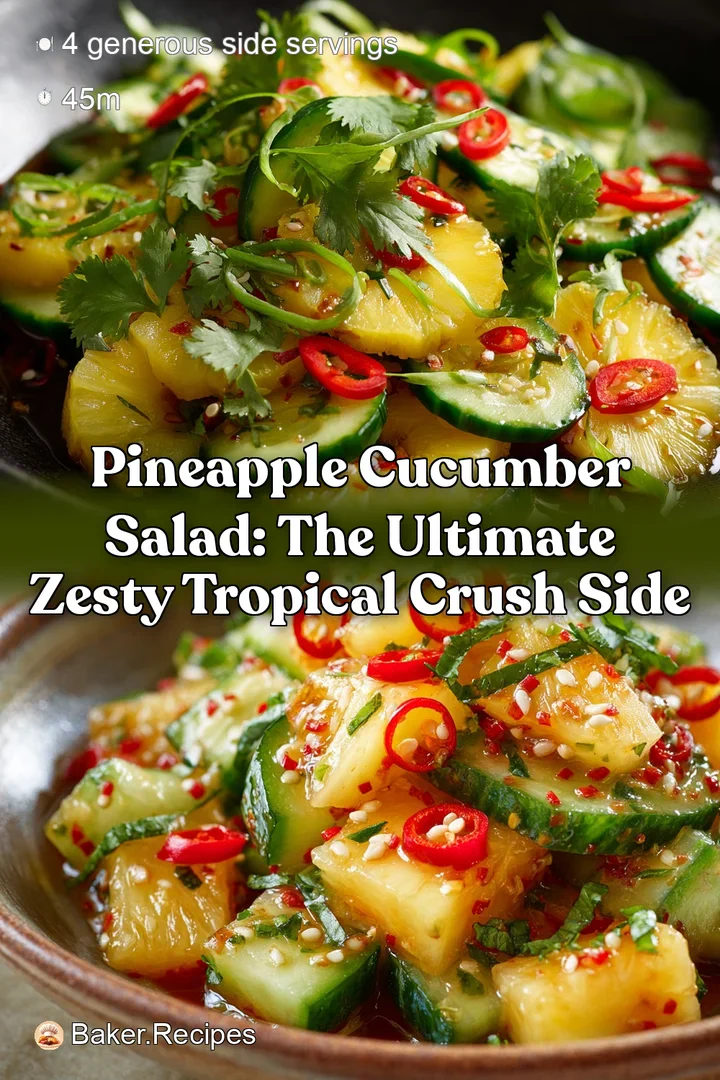 Pineapple Cucumber Salad: The Ultimate Zesty Tropical Crush Side