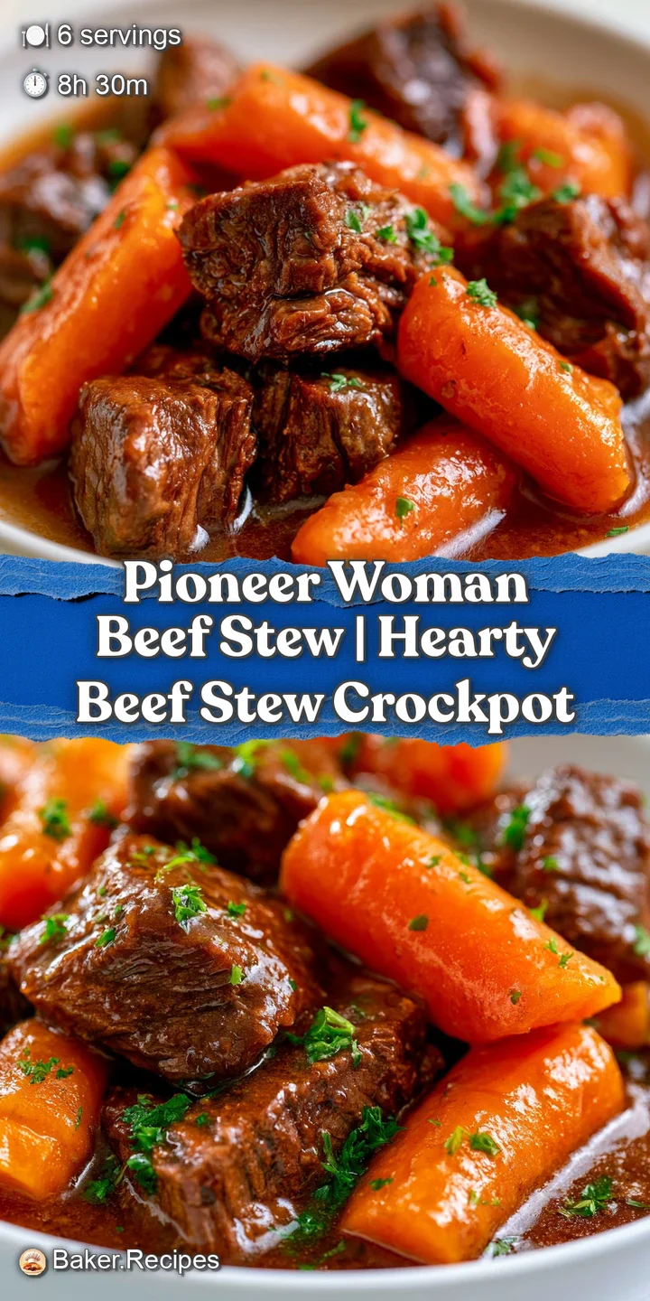 Close-up of tender beef chunks and soft carrots glistening in a thick, savory brown sauce with subtle wisps of steam.