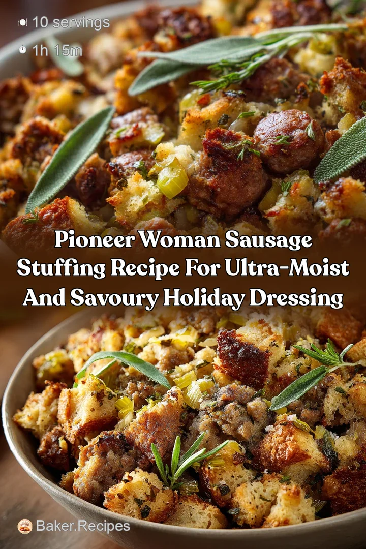 Pioneer Woman Sausage Stuffing Recipe for Ultra-Moist and Savoury Holiday Dressing