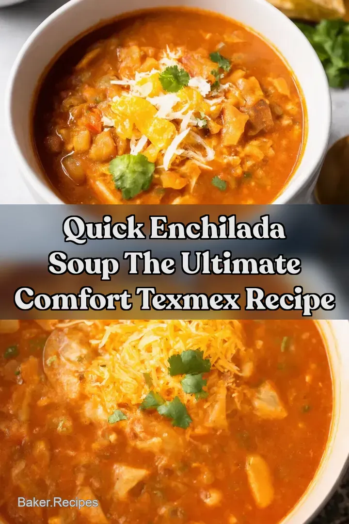 Quick Enchilada Soup The Ultimate Comfort TexMex Recipe