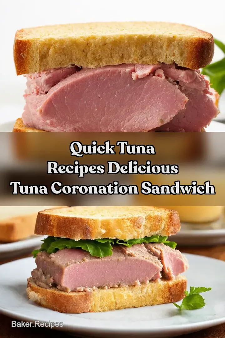 Quick Tuna Recipes Delicious Tuna Coronation Sandwich