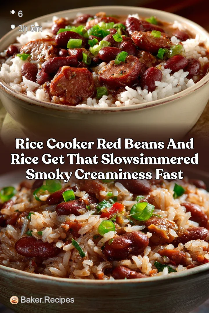 Rice Cooker Red Beans and Rice Get That SlowSimmered Smoky Creaminess Fast