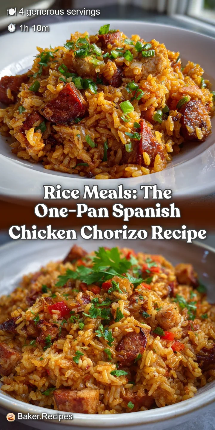 Rice Meals: The One-Pan Spanish Chicken Chorizo Recipe