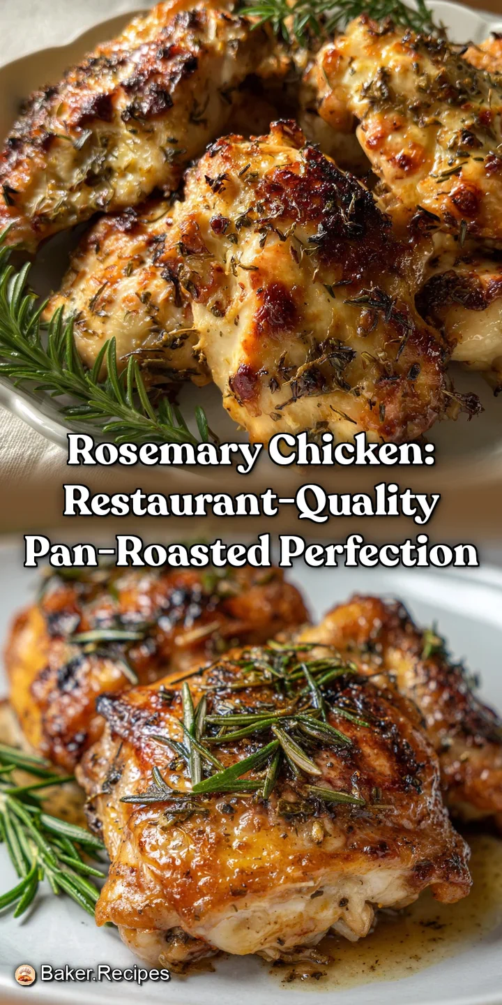 Rosemary Chicken: Restaurant-Quality Pan-Roasted Perfection