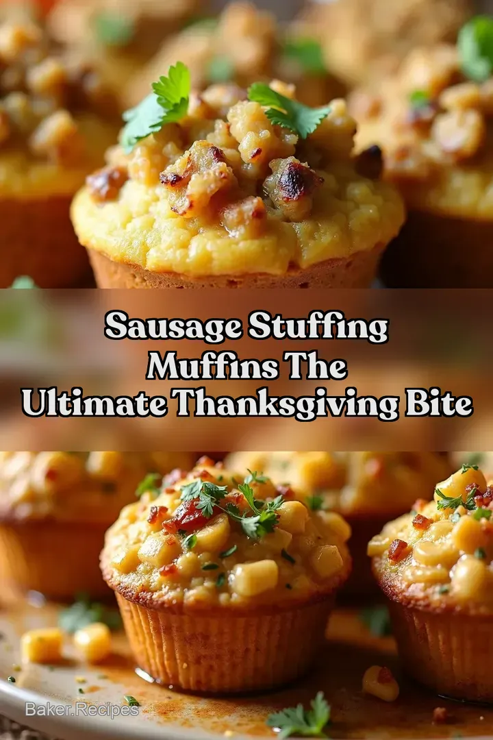 Sausage Stuffing Muffins The Ultimate Thanksgiving Bite