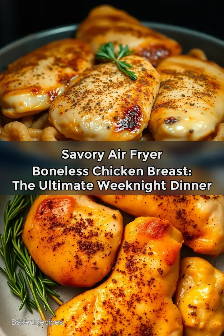 Savory Air Fryer Boneless Chicken Breast: The Ultimate Weeknight Dinner