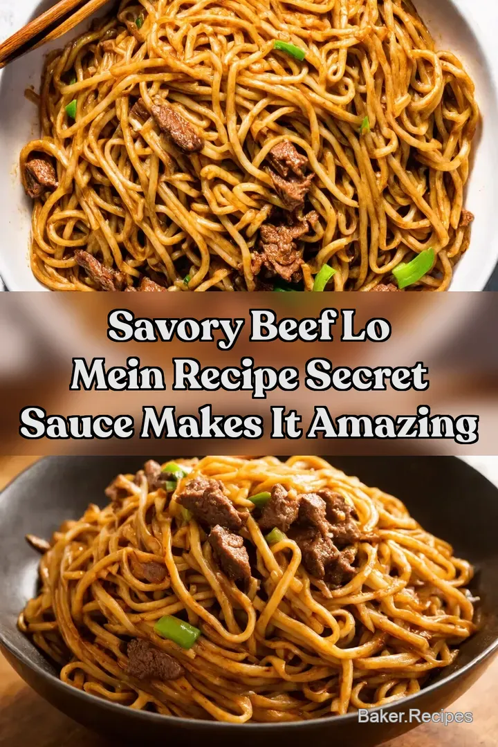 Savory Beef Lo Mein Recipe Secret Sauce Makes It Amazing
