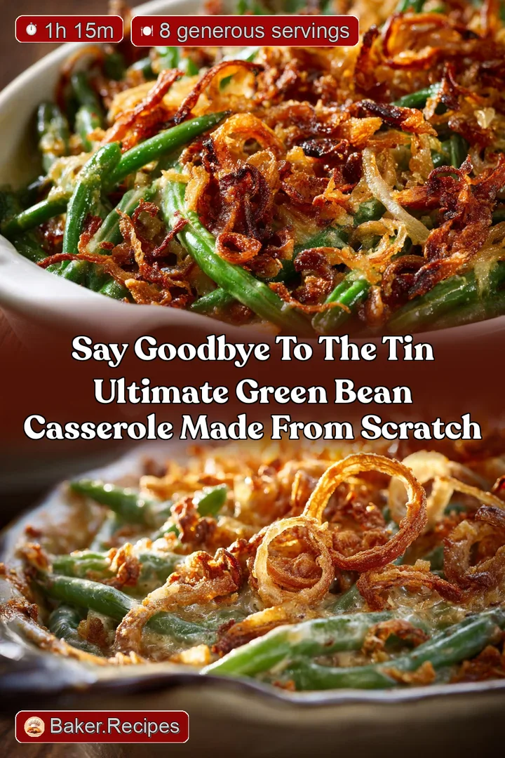 Say Goodbye to the Tin Ultimate Green Bean Casserole Made From Scratch