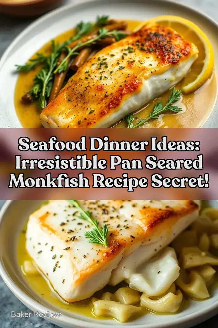 Seafood Dinner Ideas: Irresistible Pan Seared Monkfish Recipe Secret!