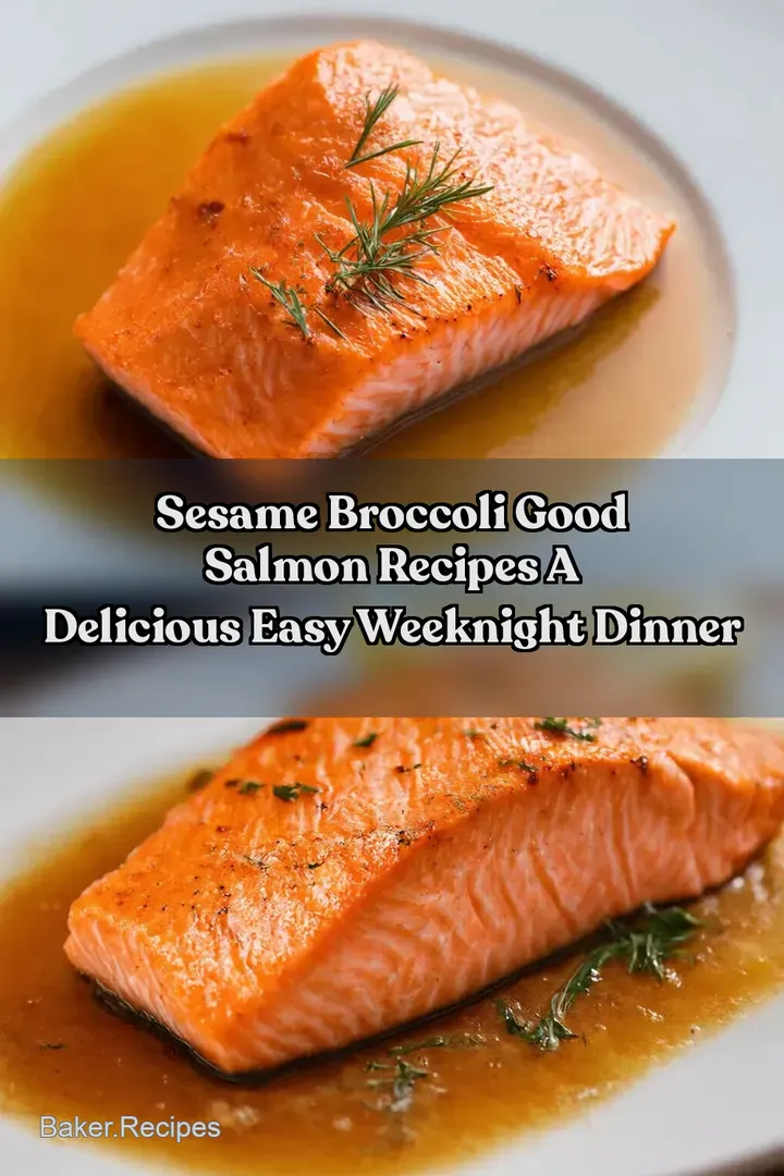 Sesame Broccoli Good Salmon Recipes A Delicious Easy Weeknight Dinner