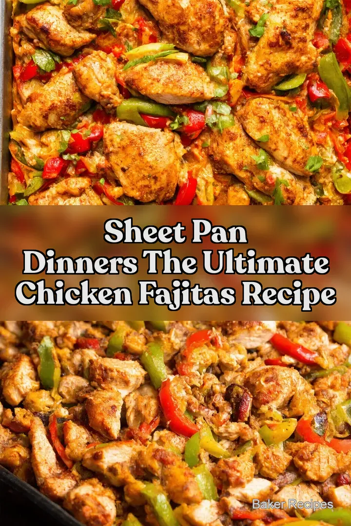 Sheet Pan Dinners The Ultimate Chicken Fajitas Recipe