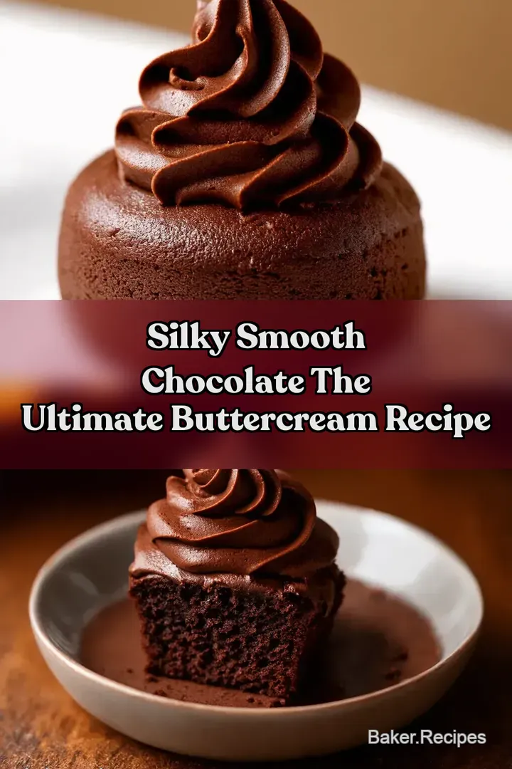Silky Smooth Chocolate The Ultimate Buttercream Recipe