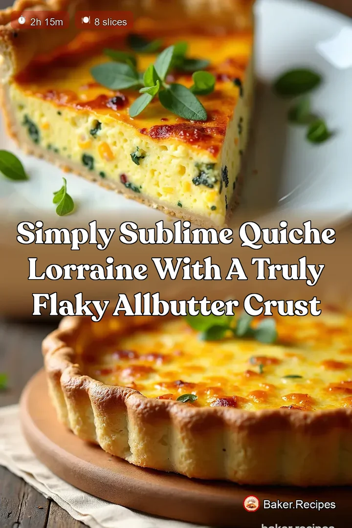 Simply Sublime Quiche Lorraine with a Truly Flaky AllButter Crust