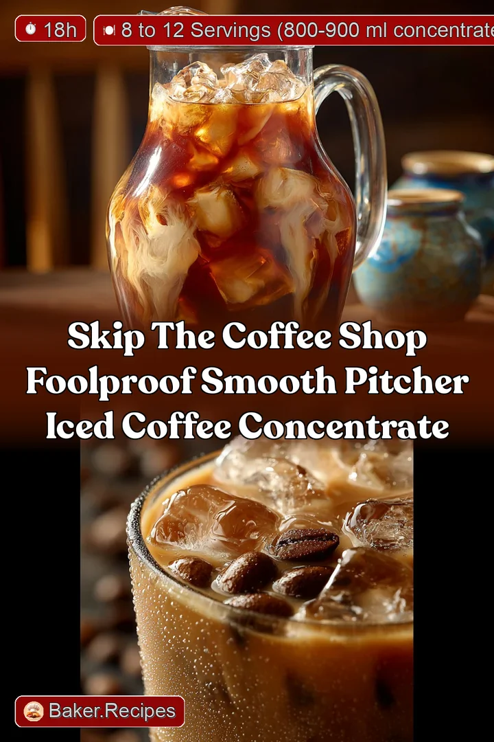 Skip the Coffee Shop Foolproof Smooth Pitcher Iced Coffee Concentrate