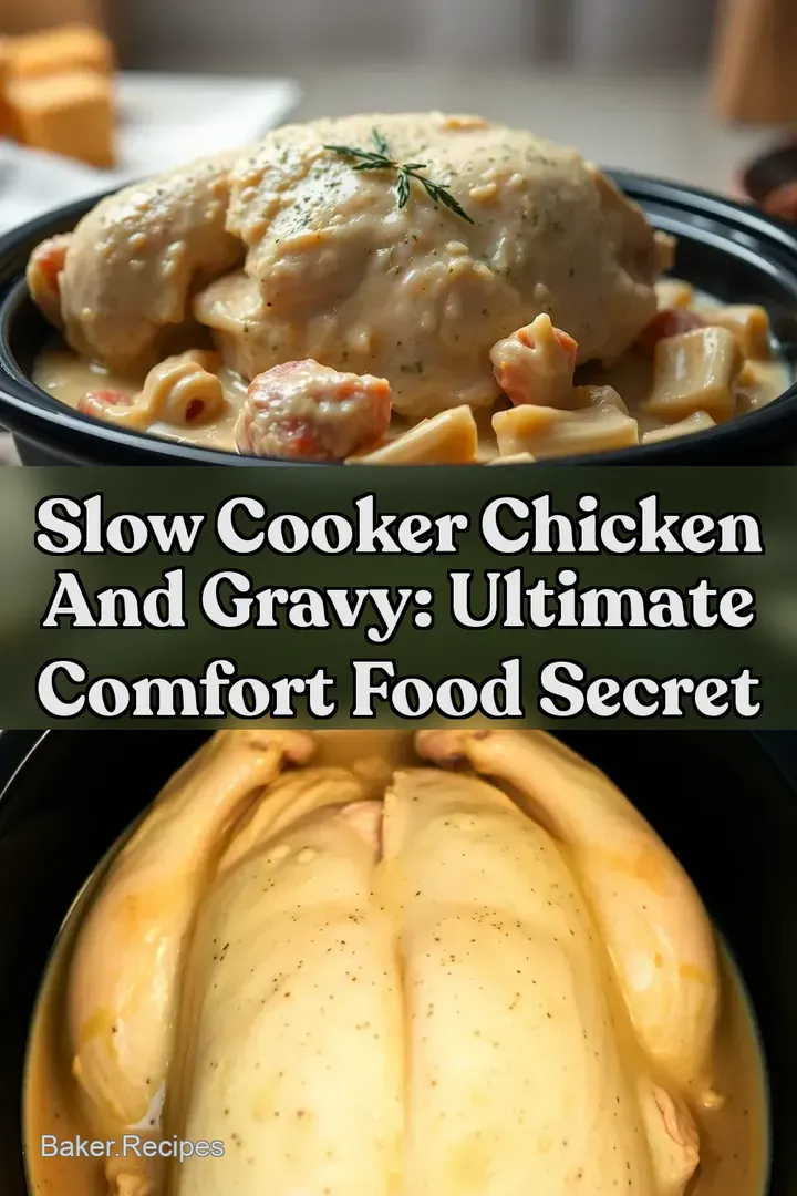 Slow Cooker Chicken And Gravy: Ultimate Comfort Food Secret