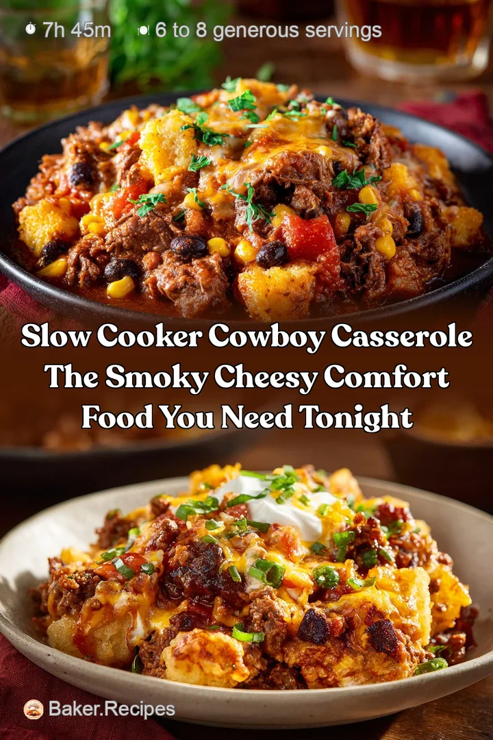 Slow Cooker Cowboy Casserole The Smoky Cheesy Comfort Food You Need Tonight