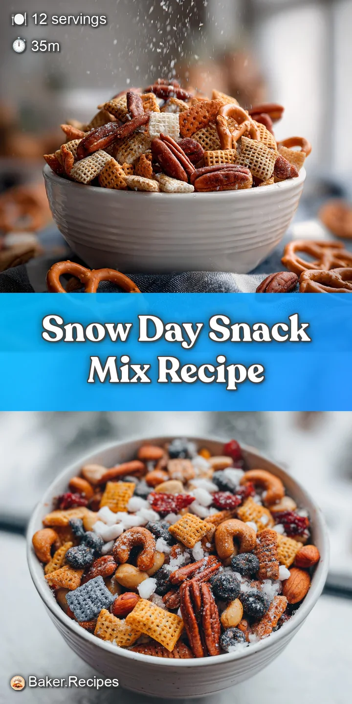 Close-up of the sugary snack mix. Focus on the crinkled surface and blend of salty pretzels and sweet candy pieces. Hints ...