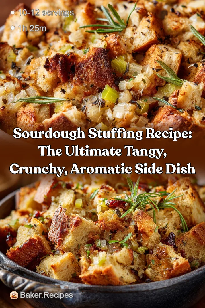 Sourdough Stuffing Recipe: The Ultimate Tangy Crunchy Aromatic Side Dish