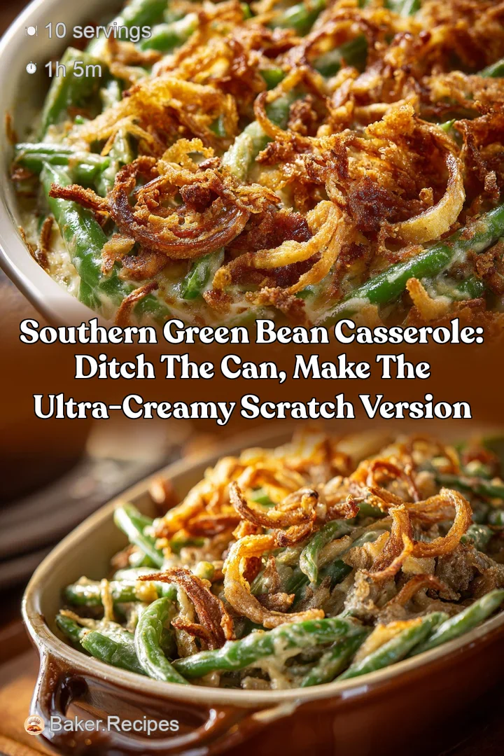 Southern Green Bean Casserole: Ditch the Can Make the Ultra-Creamy Scratch Version