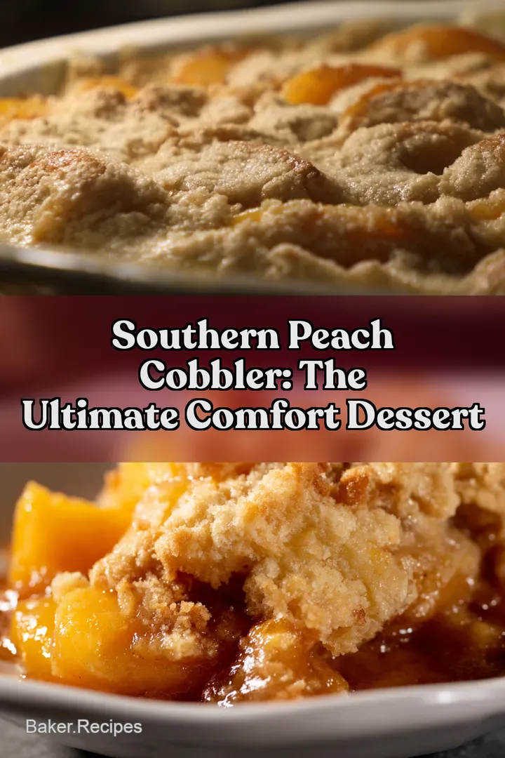 Southern Peach Cobbler: The ULTIMATE Comfort Dessert