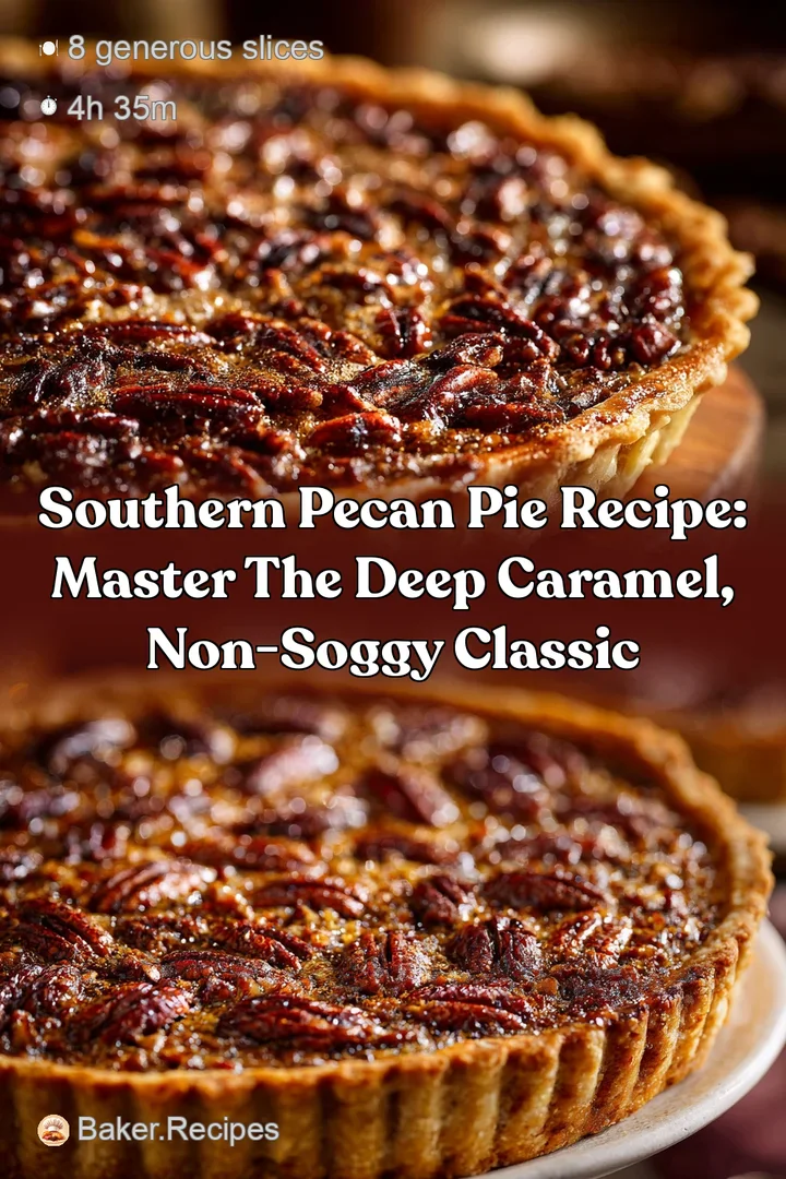 Southern Pecan Pie Recipe: Master the Deep Caramel Non-Soggy Classic