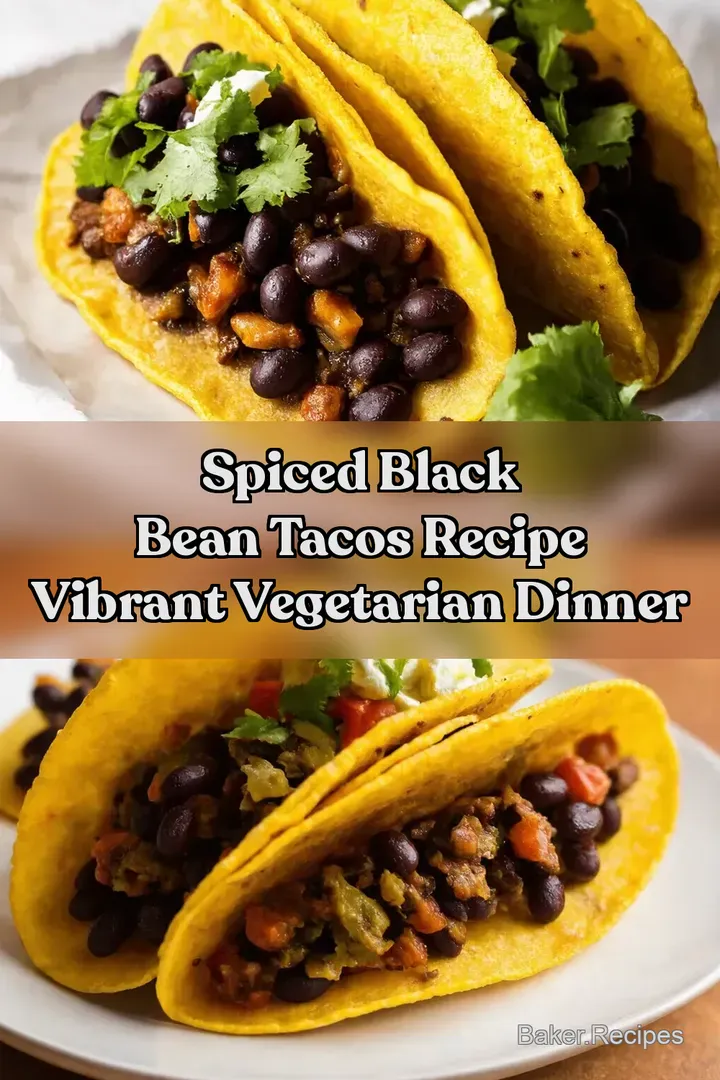 Spiced Black Bean Tacos Recipe Vibrant Vegetarian Dinner