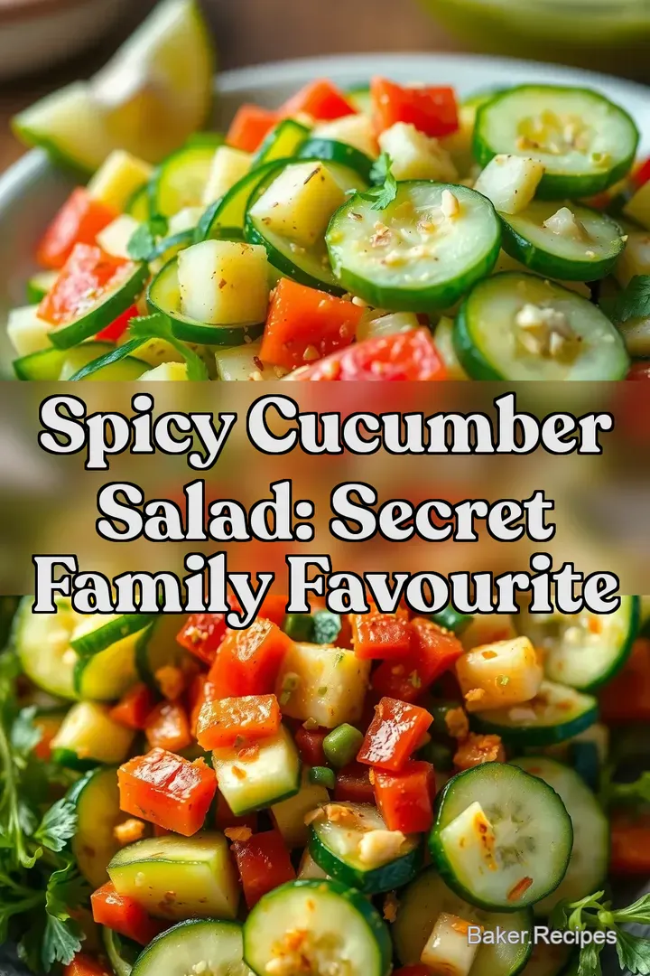 Spicy Cucumber Salad: Secret Family Favourite
